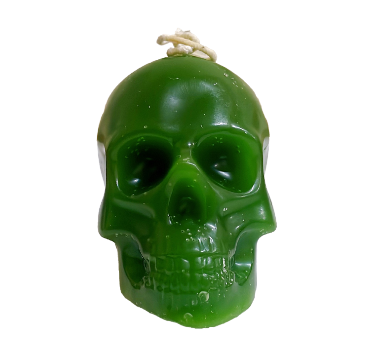 Vela de figura - Cráneo Verde