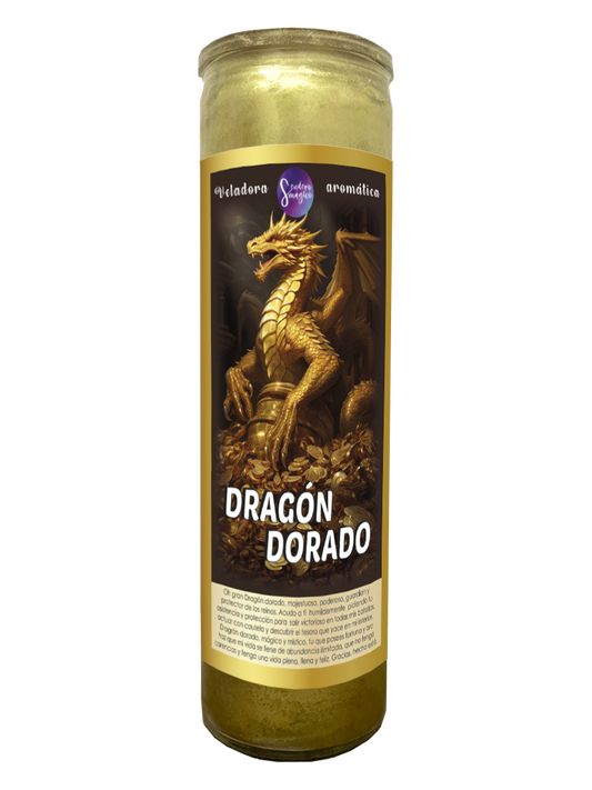 Veladora - Dragón Dorado