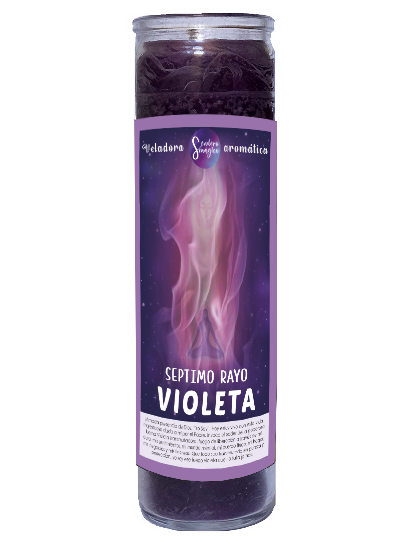 Veladora - Séptimo Rayo - Violeta