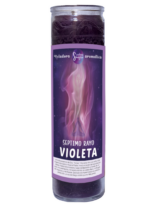 Veladora - Séptimo Rayo  - Violeta