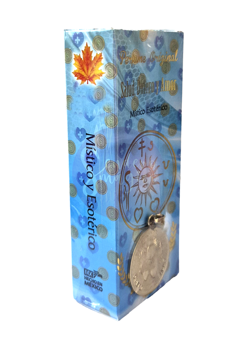 Perfume con Dije - Salud, Dinero y Amor
