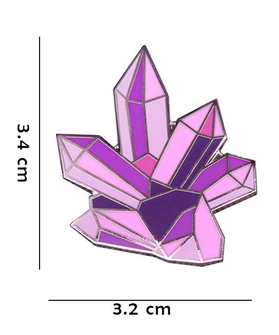 Pin - Cuarzos Morados