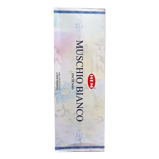 Caja incienso Almizcle Blanco
