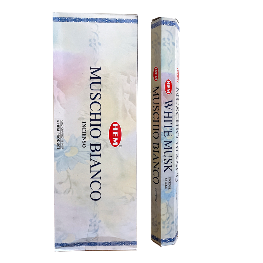 Caja incienso Almizcle Blanco