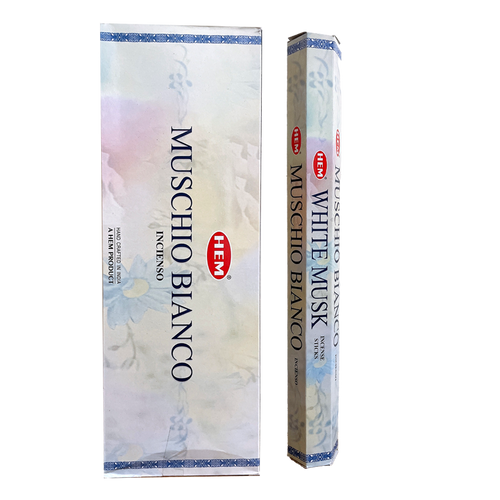 Caja incienso Almizcle Blanco