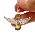 Collar Angel con Zirconia Amarillo