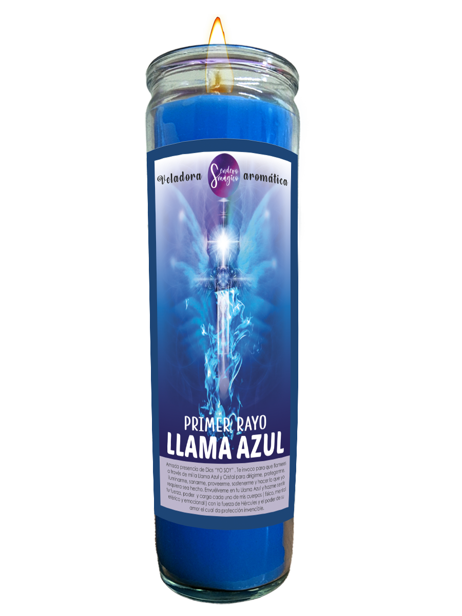 Veladora - Primer Rayo - Llama Azul