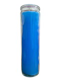 Veladora Lisa - Azul Fluorescente
