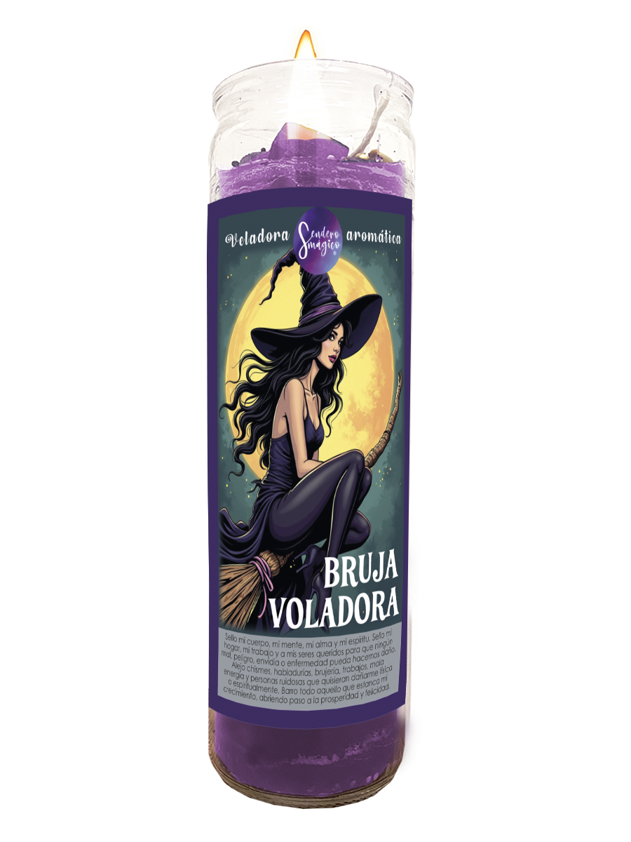 Veladora - Bruja voladora