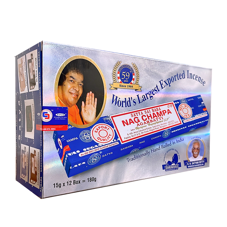 Caja Incienso Nag Champa 180 g