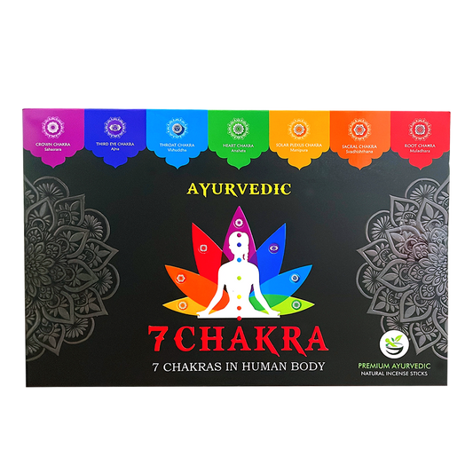 Caja inciensos 7 Chakras Ayurvedic