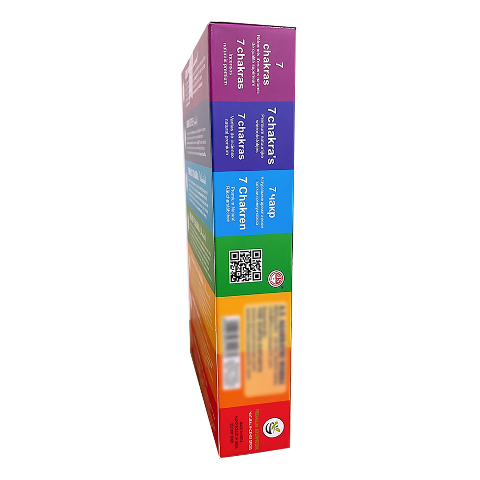 Caja inciensos 7 Chakras Ayurvedic