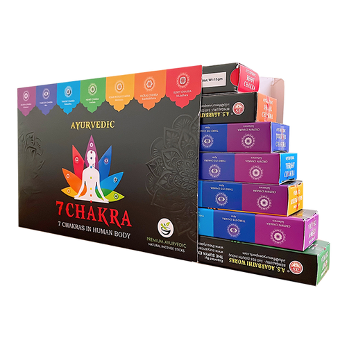 Caja inciensos 7 Chakras Ayurvedic
