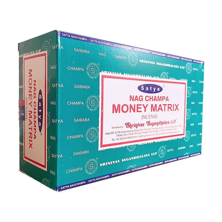 Caja Incienso Money Matrix 180 g – Sendero Mágico