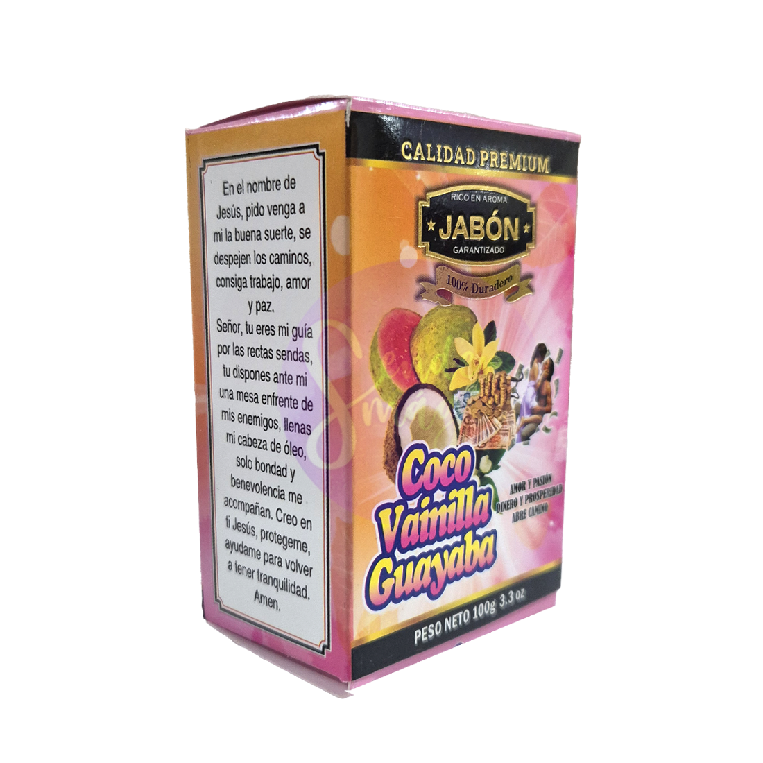 Jabón Floral - Coco, Vainilla y Guayaba