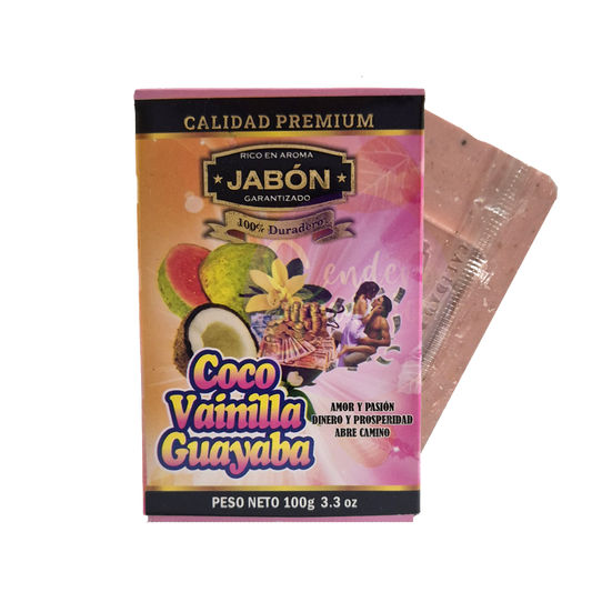 Jabón Floral - Coco, Vainilla y Guayaba