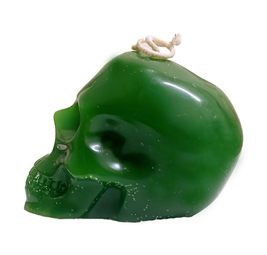 Vela de figura - Cráneo Verde