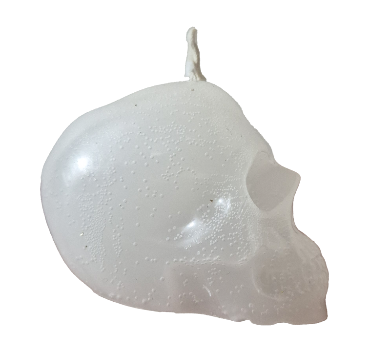 Vela de figura - Cráneo Blanco