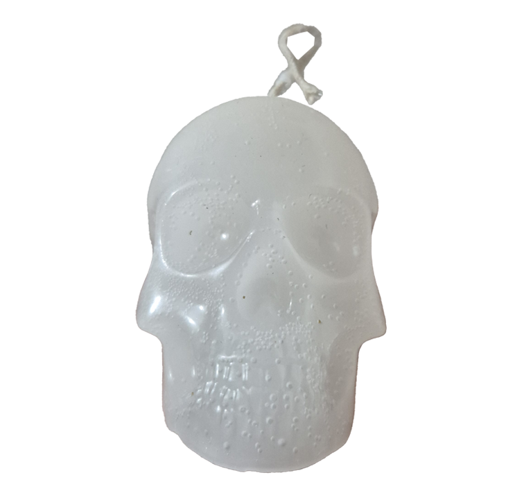 Vela de figura - Cráneo Blanco