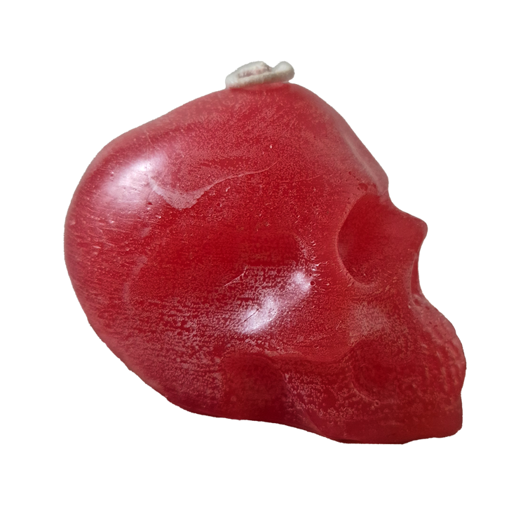 Vela de figura - Cráneo Rojo