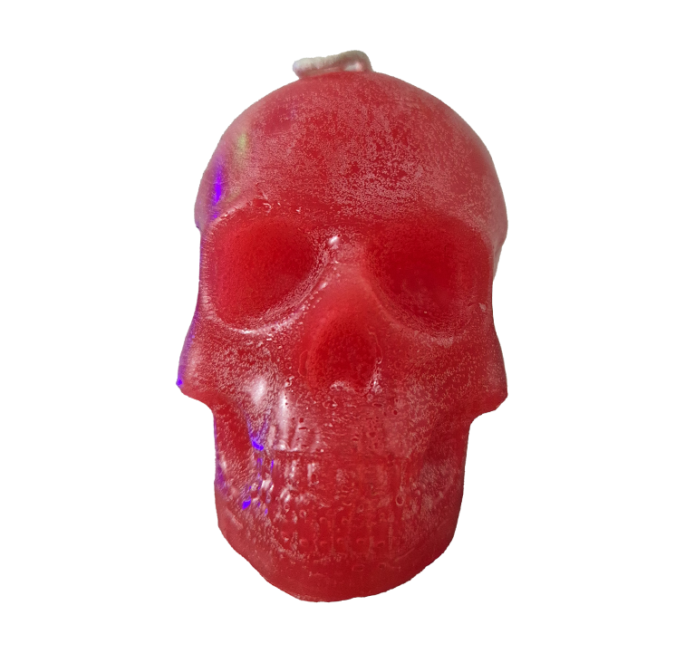 Vela de figura - Cráneo Rojo