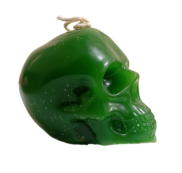 Vela de figura - Cráneo Verde