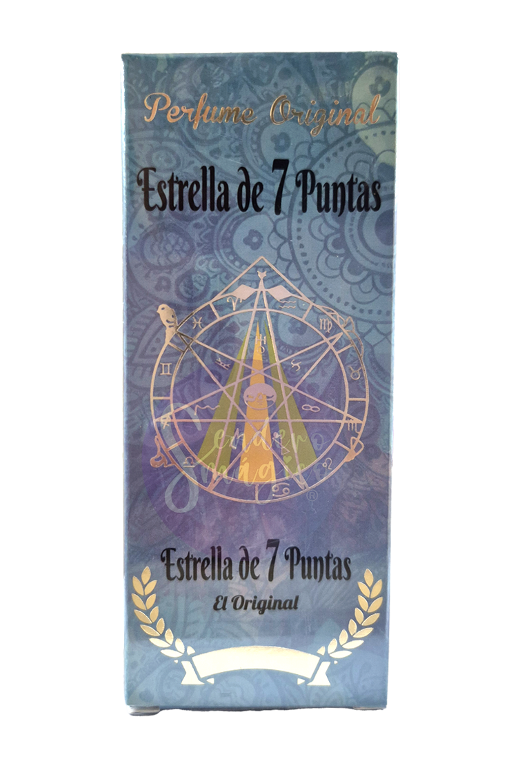 Perfume con Dije - Estrella de 7 puntas