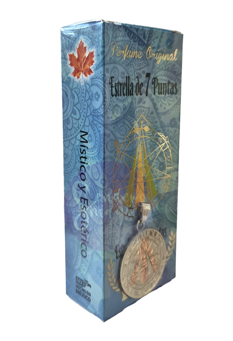 Perfume con Dije - Estrella de 7 puntas