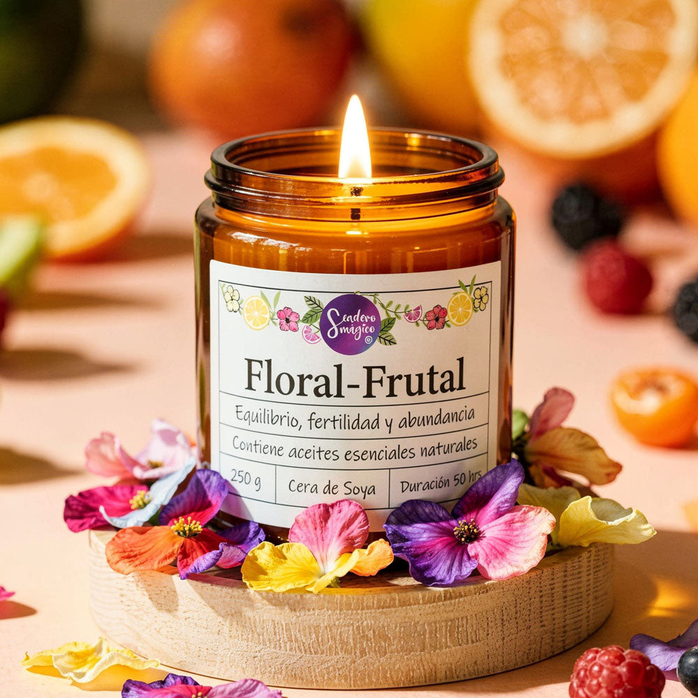 Vela Cera de Soya - Aroma Floral-Frutal