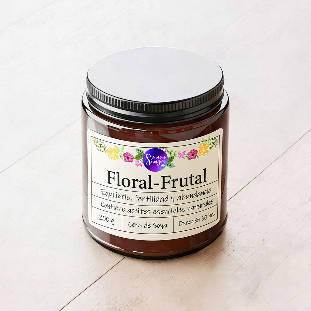 Vela Cera de Soya - Aroma Floral-Frutal