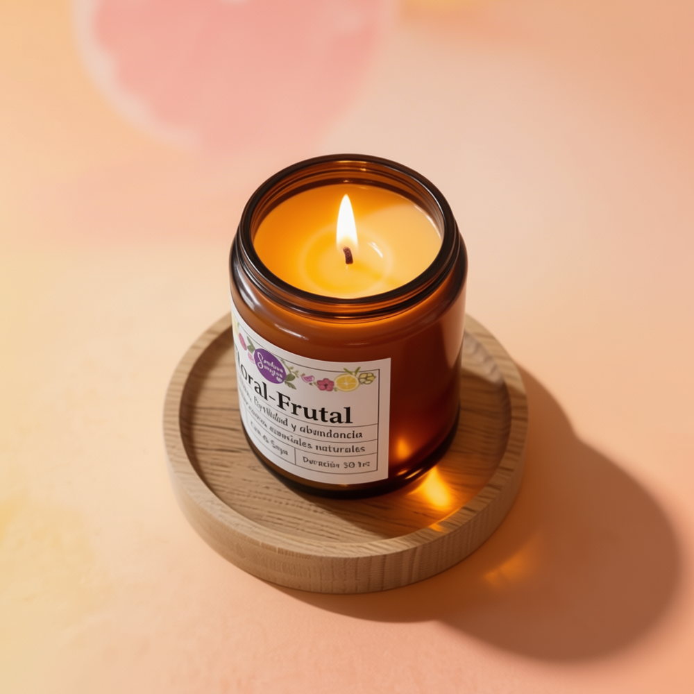 Vela Cera de Soya - Aroma Floral-Frutal