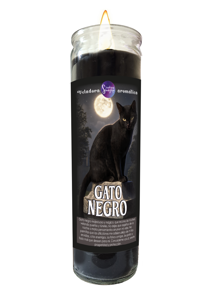 Veladora - Gato Negro