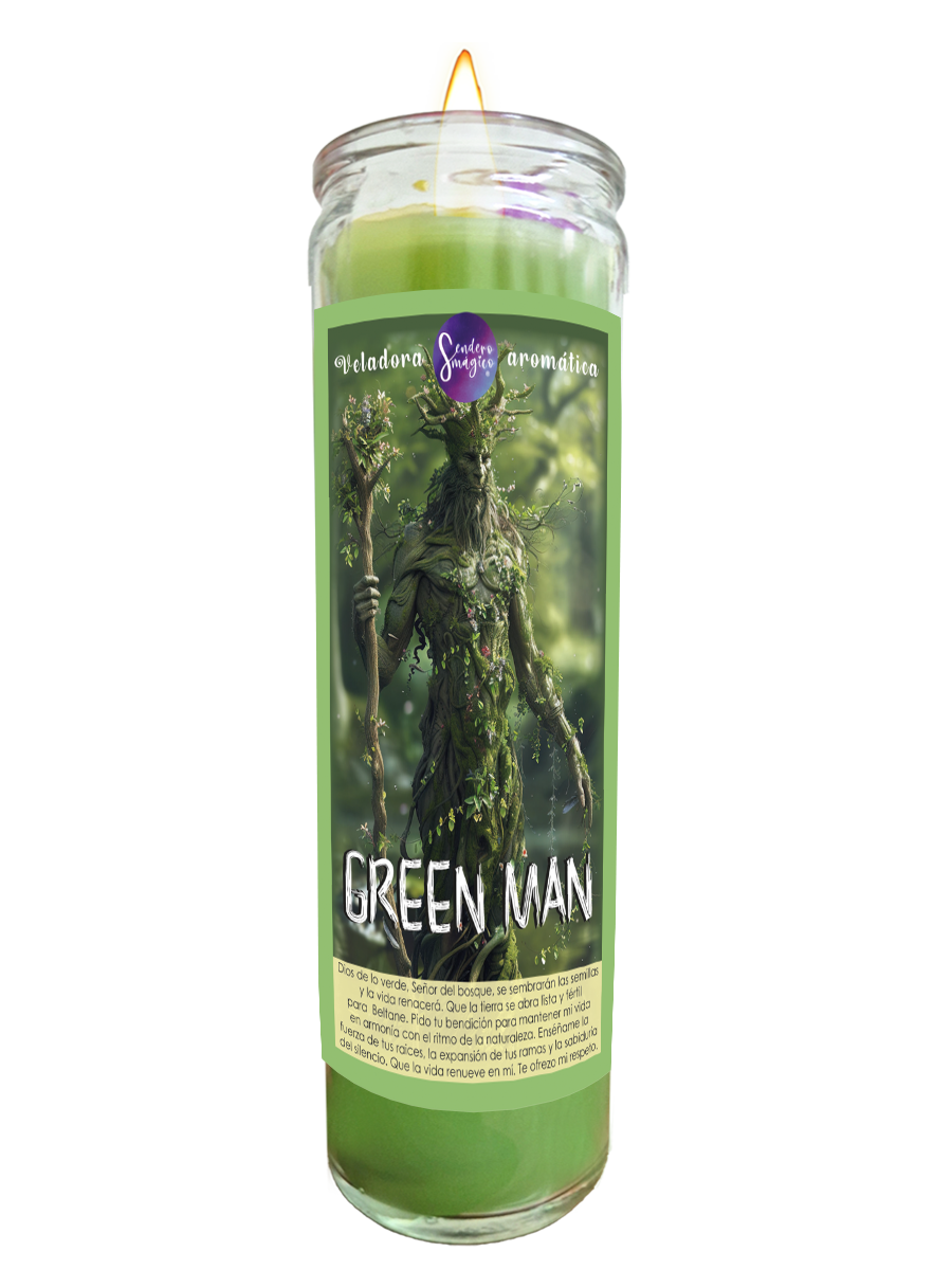 Veladora - Green Man