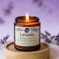 Vela Cera de Soya - Aroma Lavanda