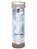 Veladora - Cuarto Rayo - Llama Blanca
