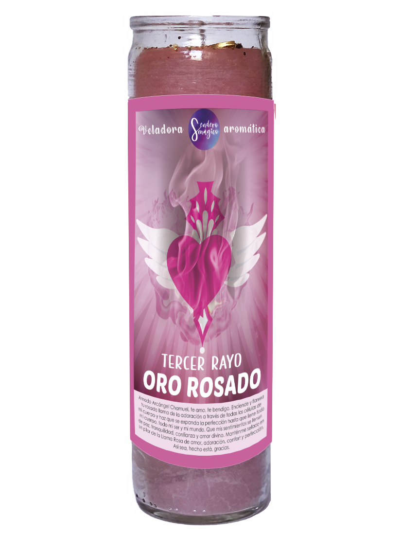 Veladora - Tercer Rayo - Oro Rosado