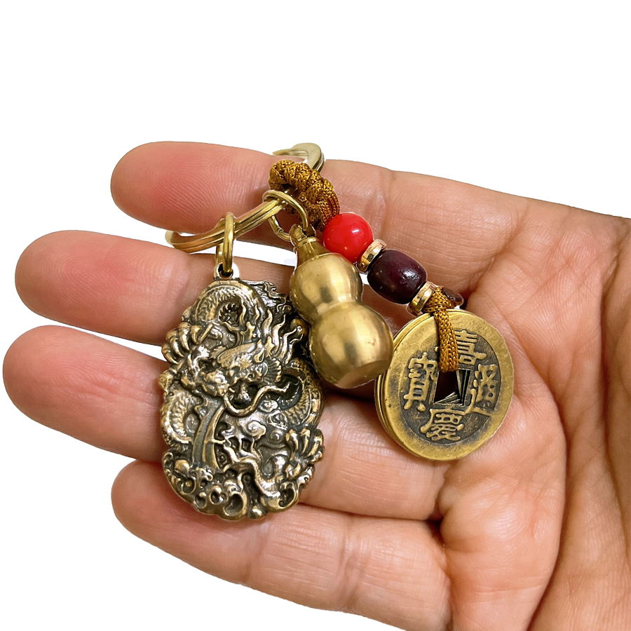 Llavero Dragón de protección