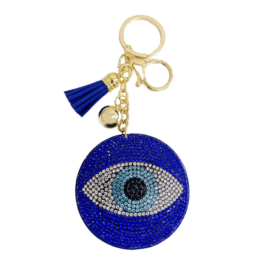 Llavero Ojo Turco de incrustaciones