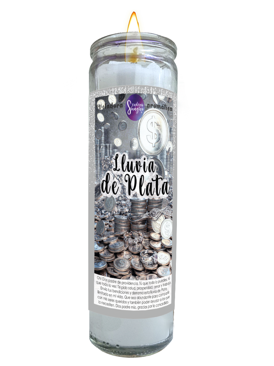 Veladora - Lluvia de Plata