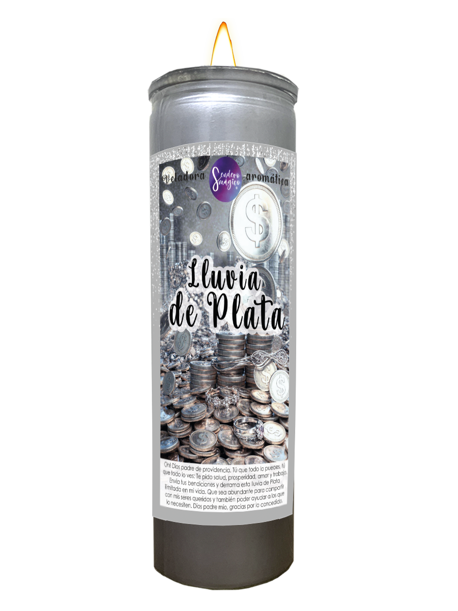 Veladora - Lluvia de Plata
