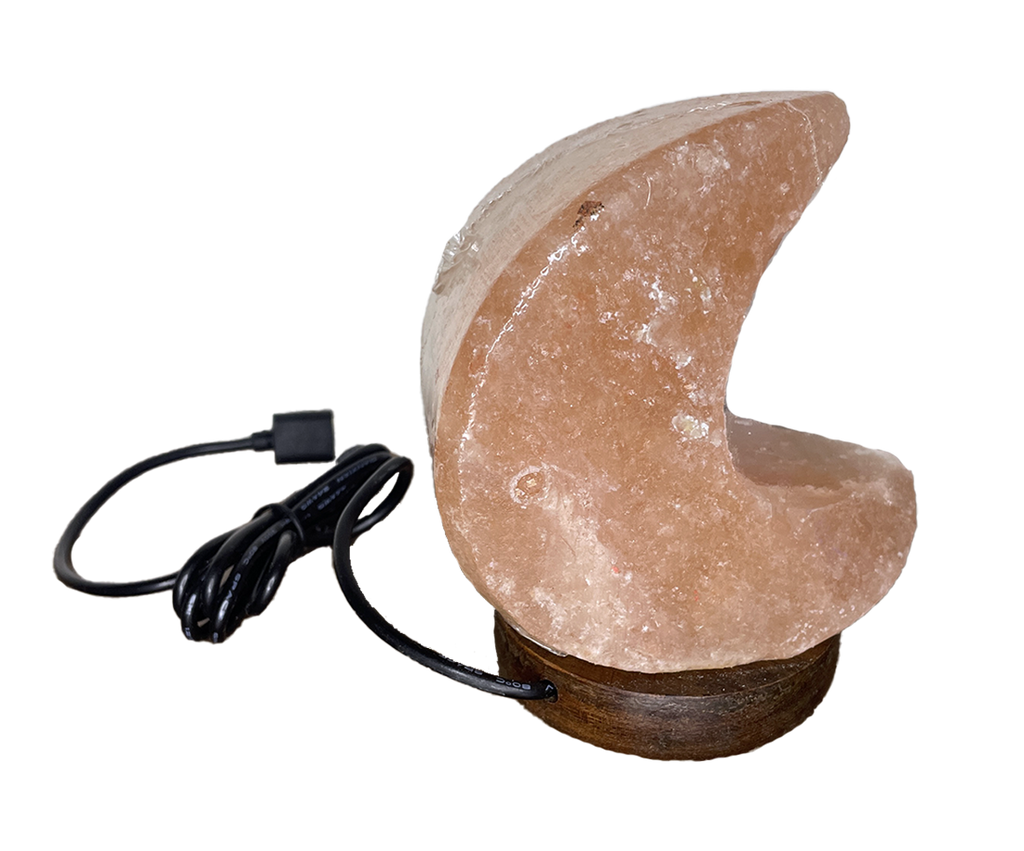 Lámpara Sal del Himalaya - Luna