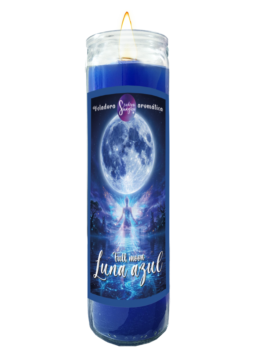 Veladora - Luna azul
