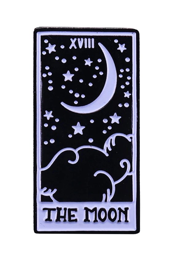 Pin - Mini Tarot The Moon/La Luna