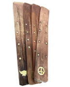 Porta incienso plano de madera