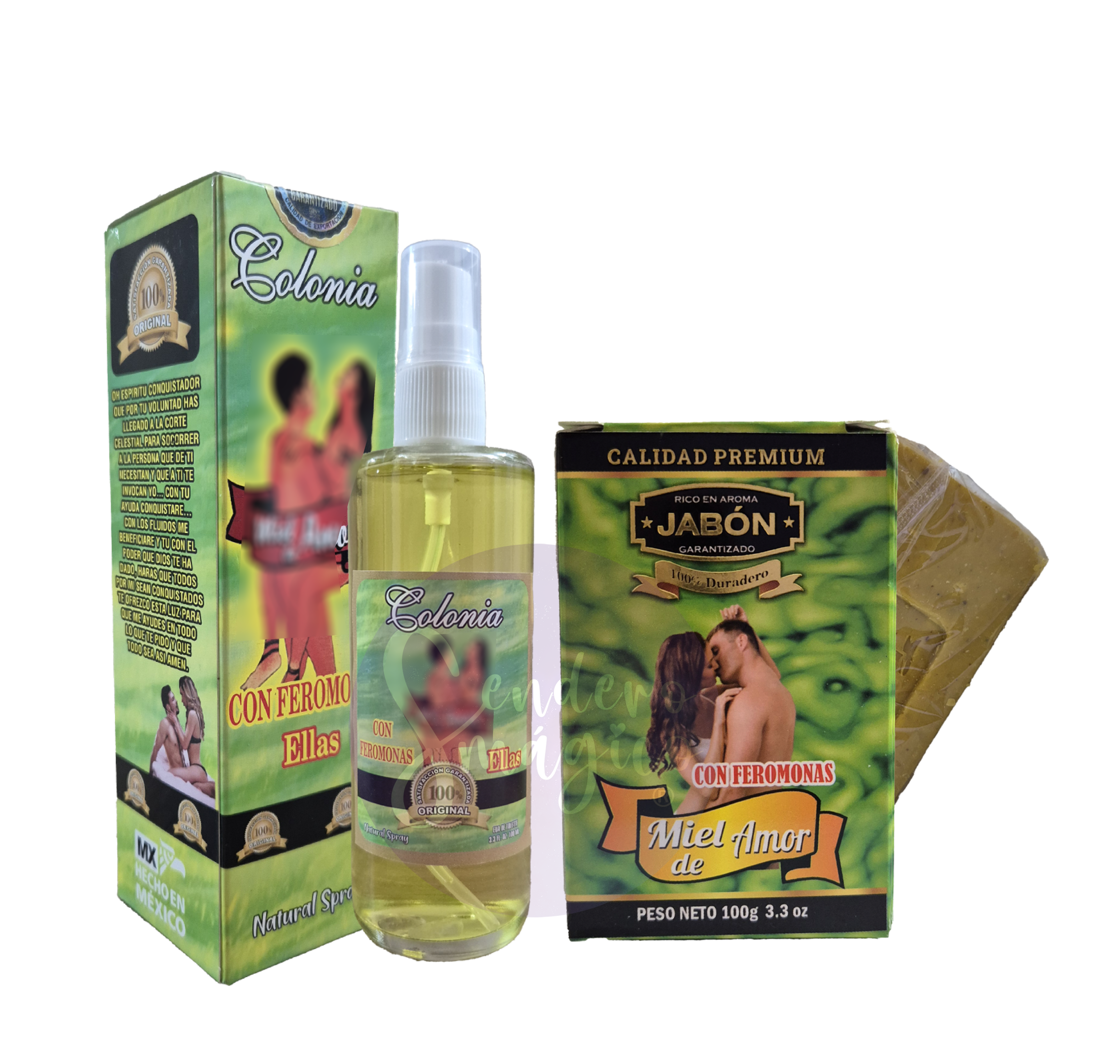 Pack Miel de Amor (Ellas) - Jabón + Colonia