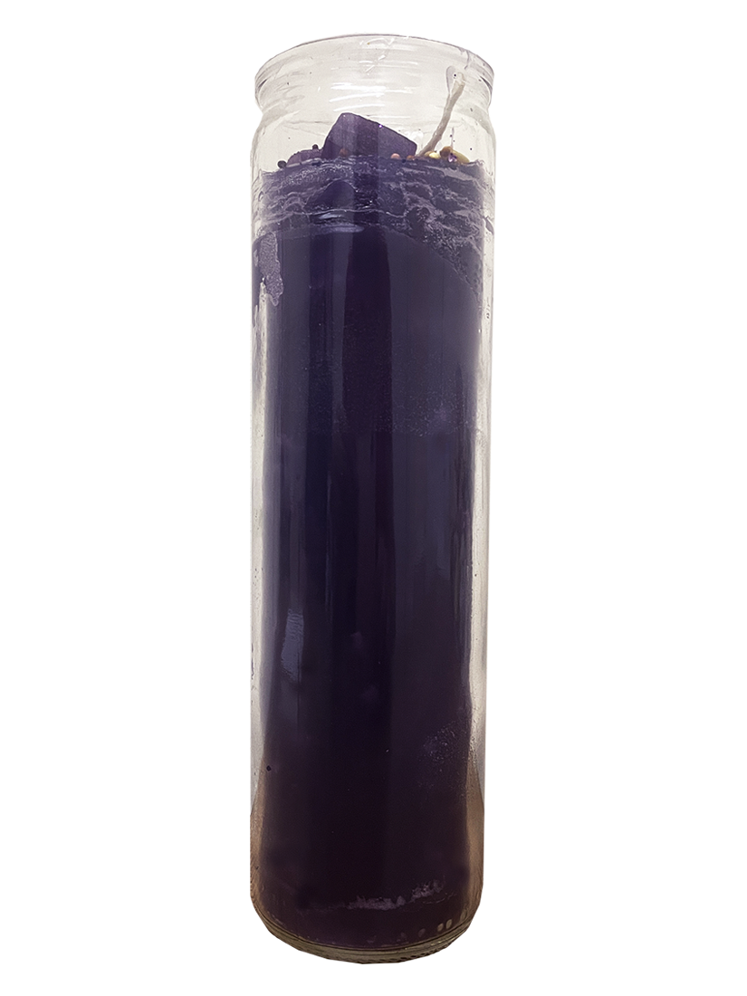 Veladora Lisa Morada