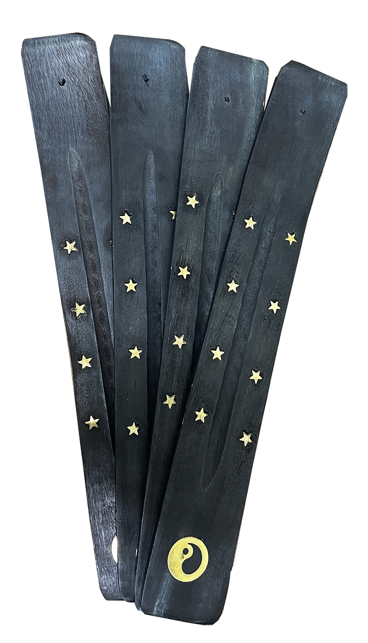 Porta incienso plano de madera