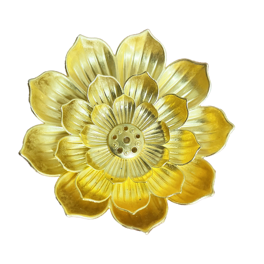 Porta incienso de flor de loto