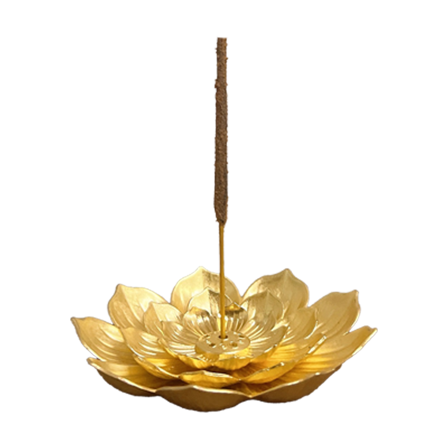 Porta incienso de flor de loto