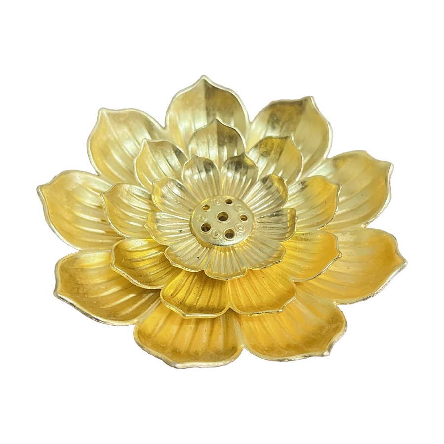 Porta incienso de flor de loto